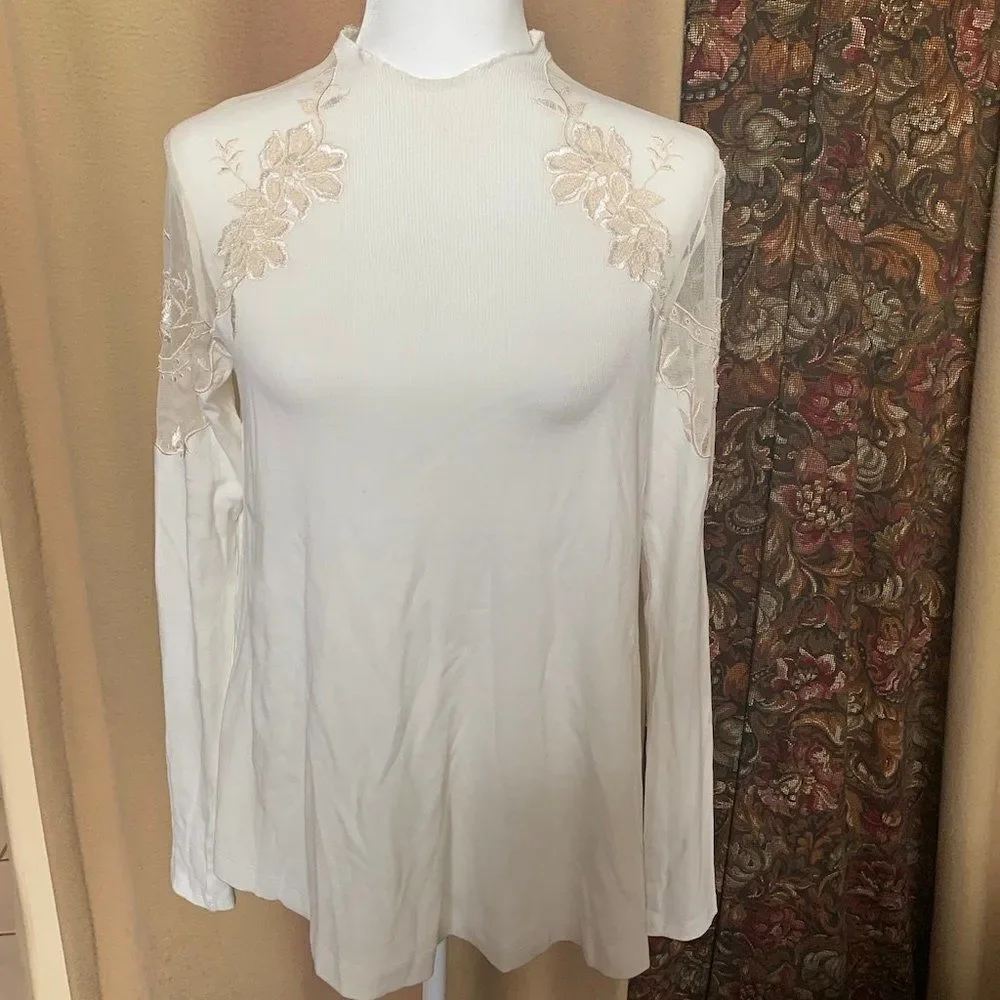 Free People Daniella Lace Top